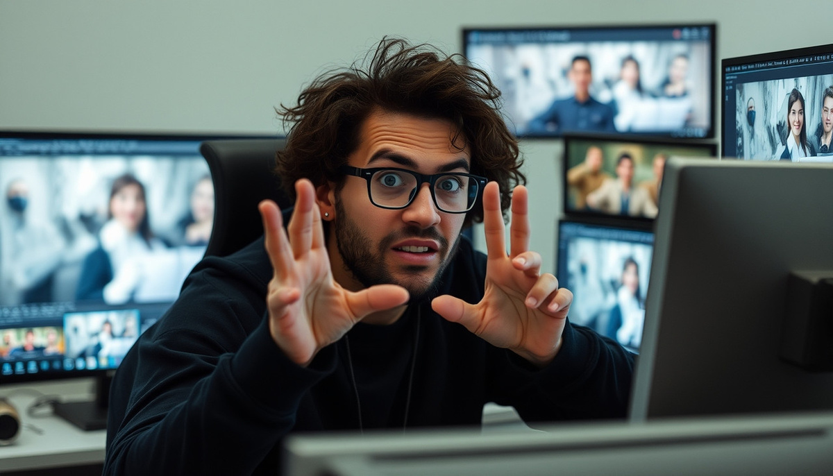    Изображение, показывающее процесс редактирования мультимедийных материалов.