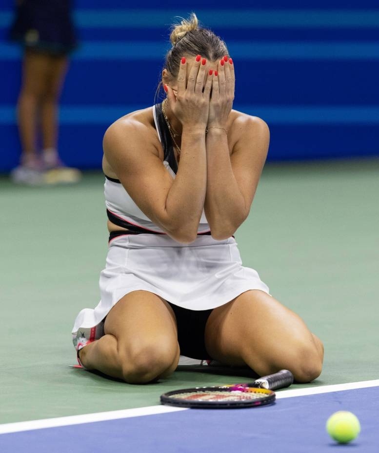    Арина Соболенко после победы на US Open расплакаласьLegion-Media
