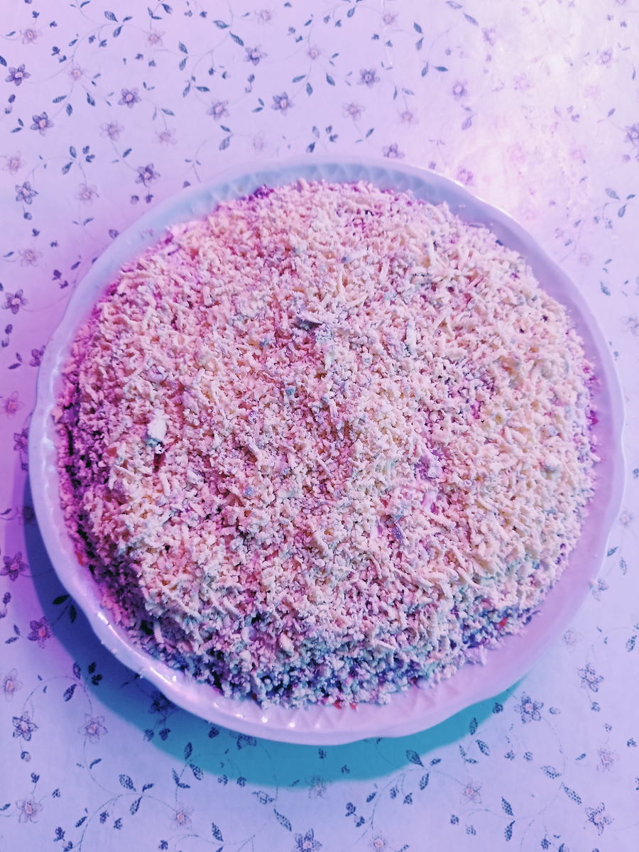 Сельдь под шубой. Фото автора.