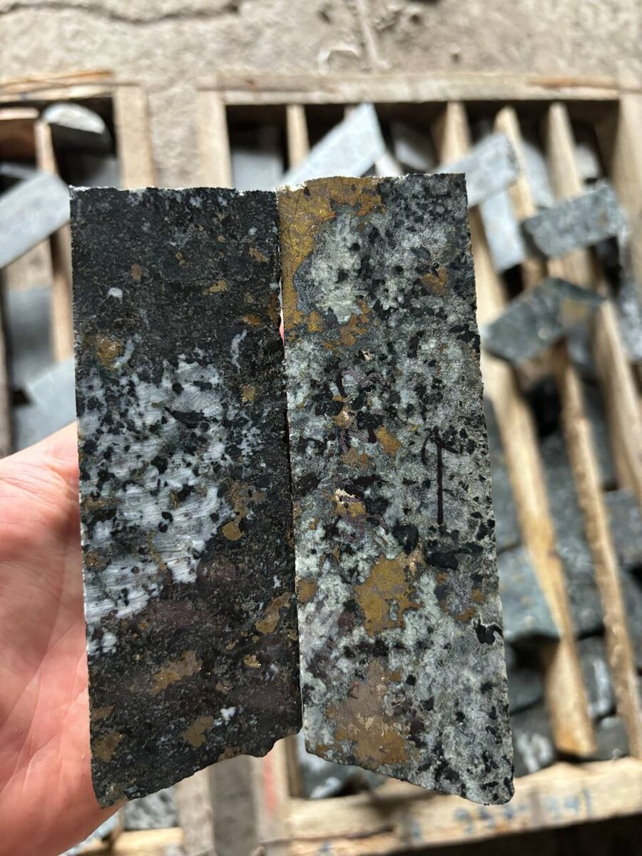 Такситовые габбро-долериты. Фото автора.