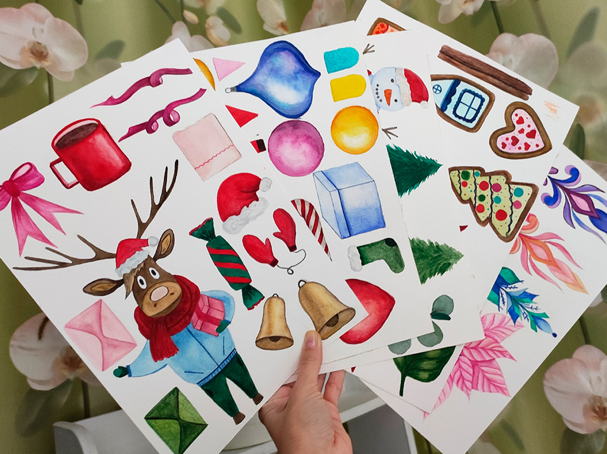 Иллюстрации, отдельные элементы