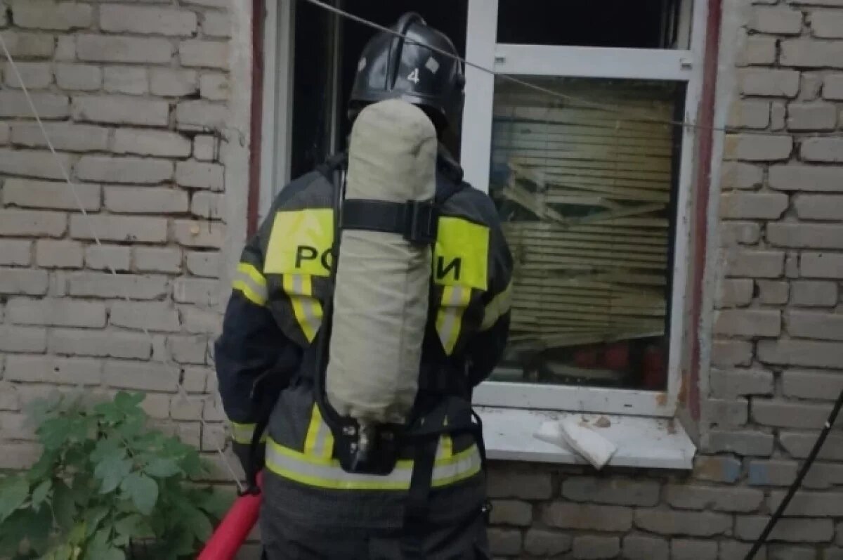    На пожаре в Казани погиб мужчина.