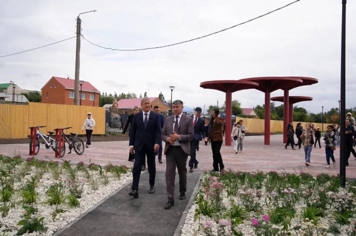    Радий Хабиров рассказал, какие парки должны быть в районах Башкирии