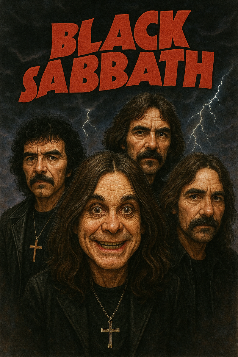 Ozzy Osbourne, Tony Iommy, Geezer Butler, Bill Ward