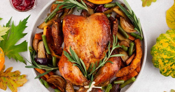 Запеченная курица