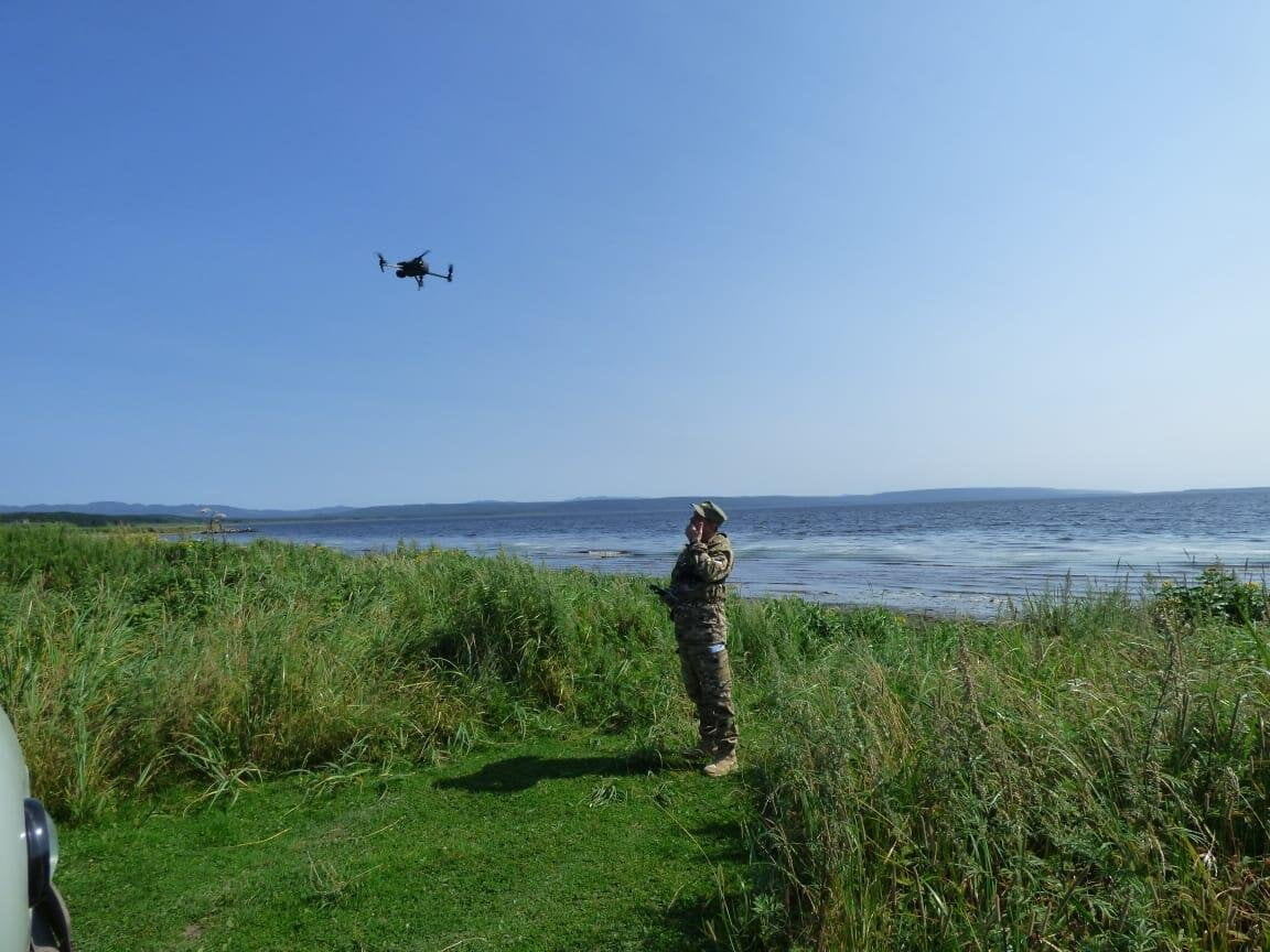   Беспилотник на Сахалине