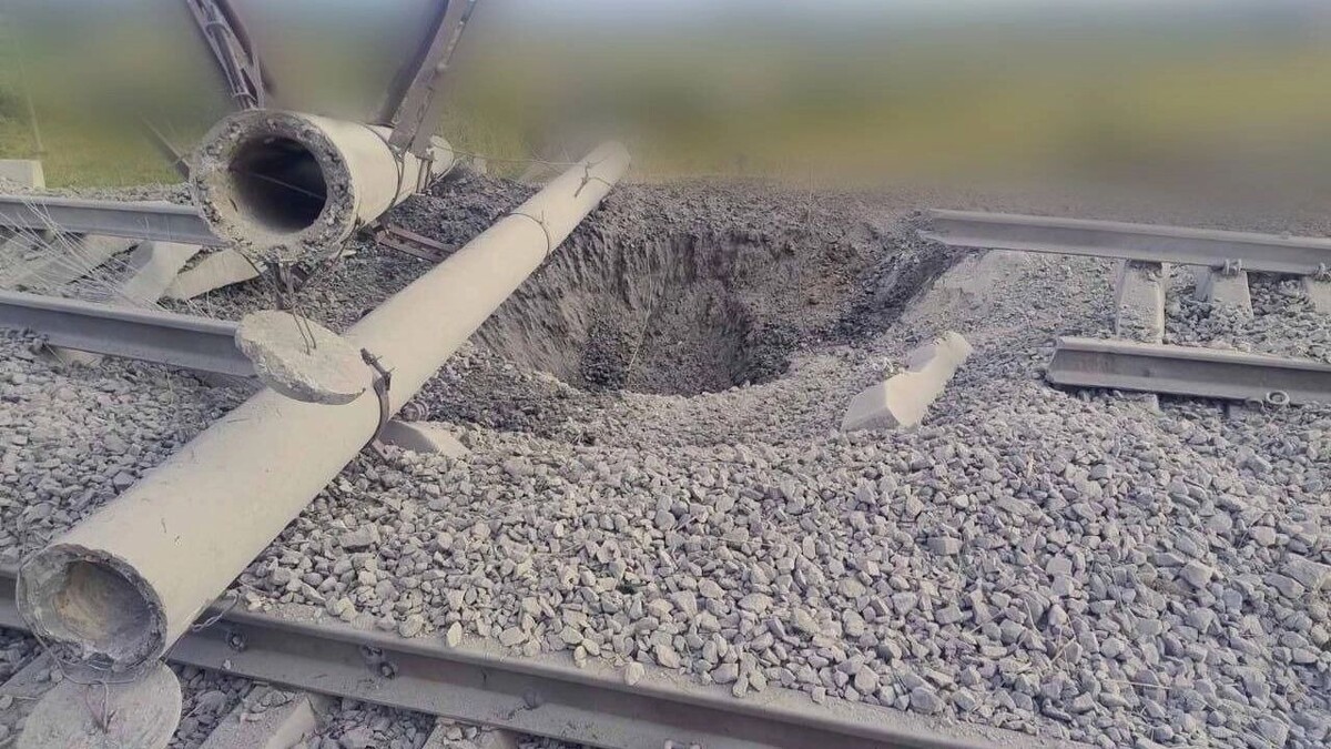 Российские военные наносят ответные удары по логистике. Фото: Украинские железные дороги