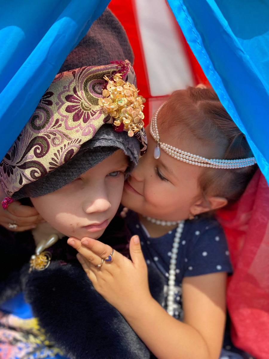 Марьяша и Егор в главных ролях. Фото автора.