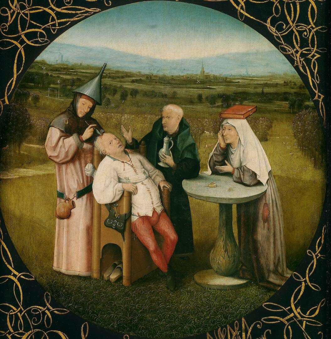 И. Босх «Извлечение камня глупости» («Операция глупости») — 