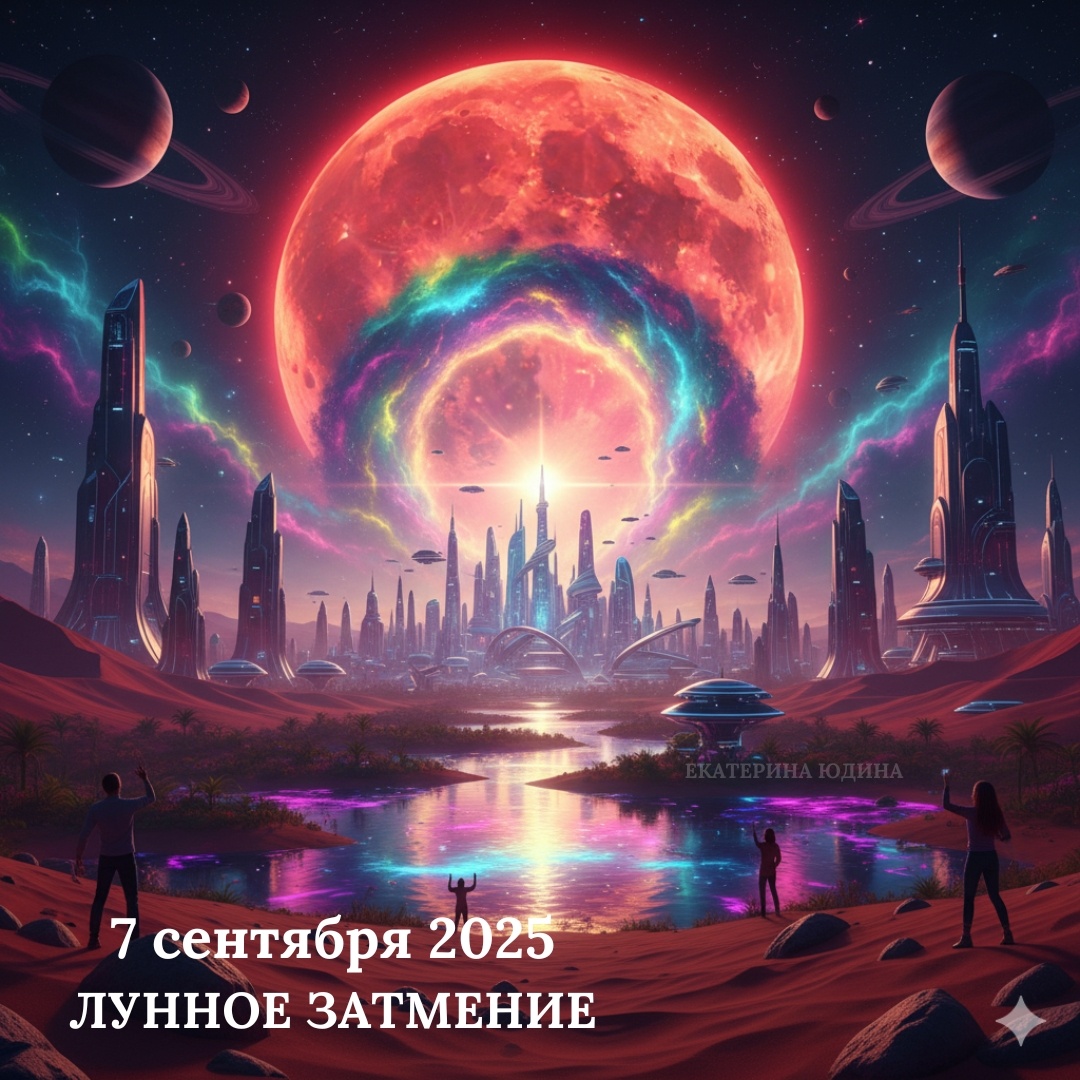 Полнолуние в рыбах 7 сентбяря 2025. Астролог Екатерина Юдина 