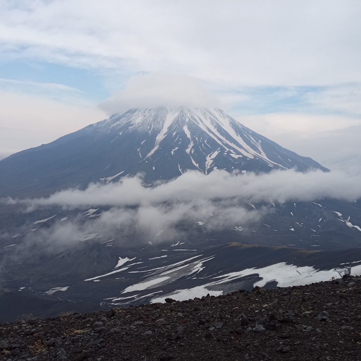 Вулкан на Камчатке, фото из похода
