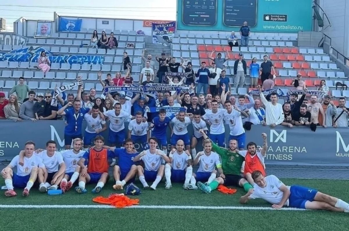    Брянские футболисты одержали победу в динамовском дерби в Санкт-Петербурге