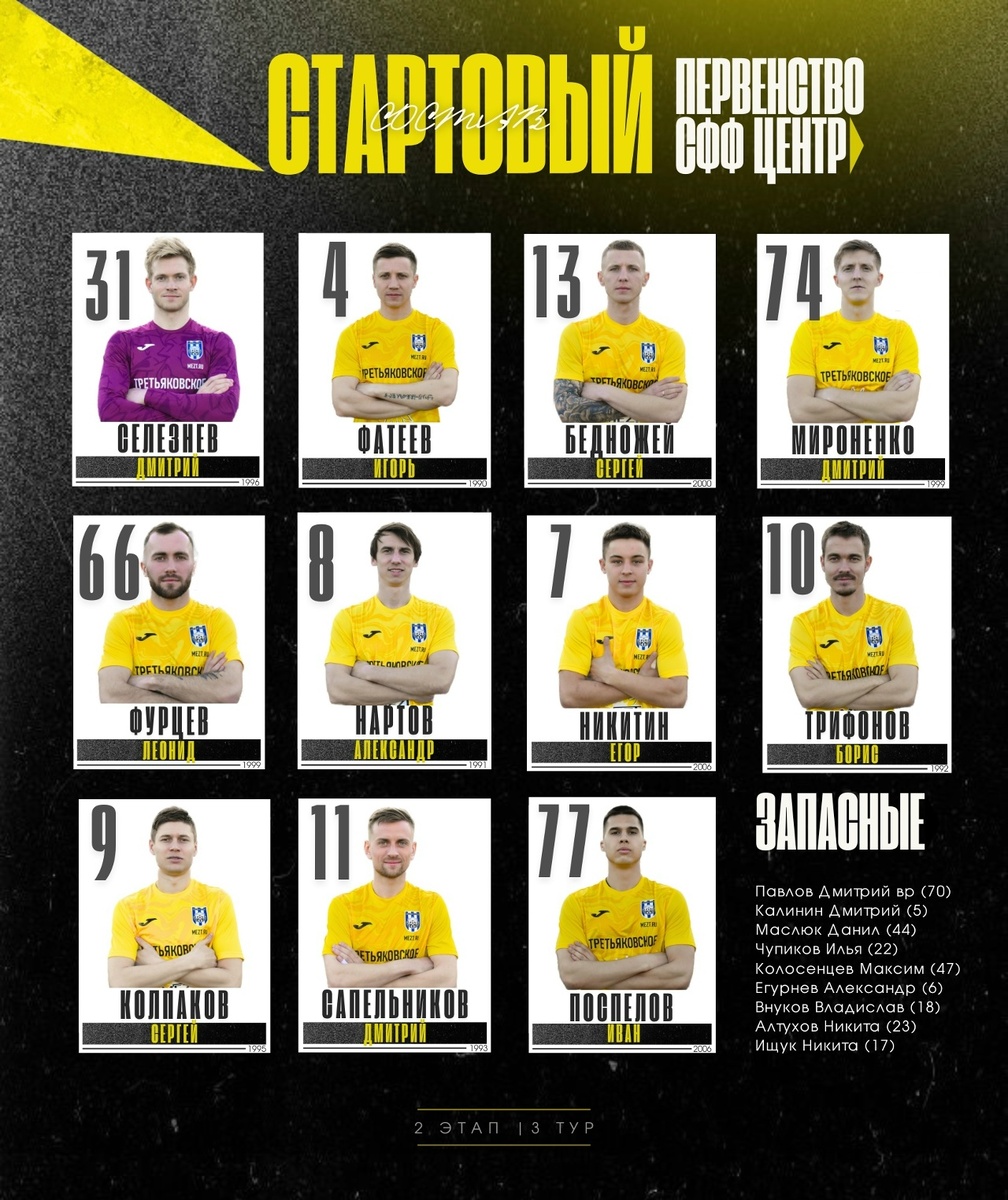 Стартовый состав "Кристалла-МЭЗТ"