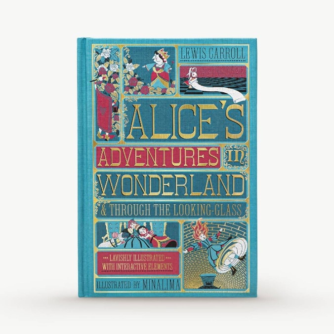 «Алиса в Стране чудес» и «Алиса в Зазеркалье» от Studio MinaLima. Фото с сайта: minalima.com
