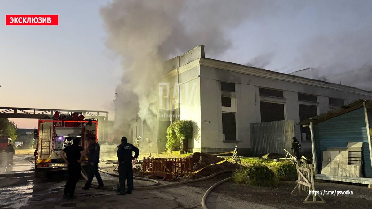 Пожар на Октябрьском проспекте
Фото: Telegram-канал «Псковская сводка. ПАИ»