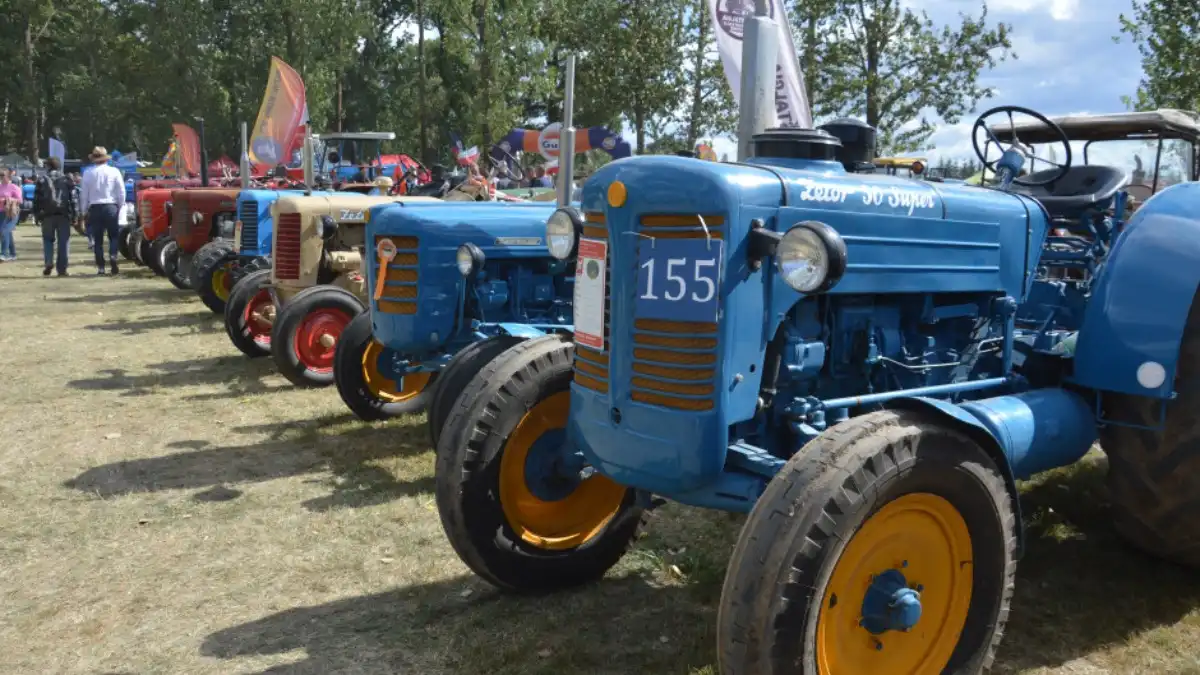 Фото: © Michał Wołosowicz / PTWP / farmer plВ польском Вильковице провели фестиваль старинных тракторов и раритетной сельхозтехники