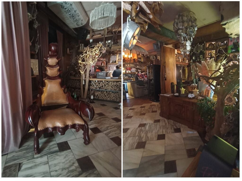 Входная группа в ресторане Madame Roche приглашает погрузиться в богемную атмосферу гонконгского особняка.