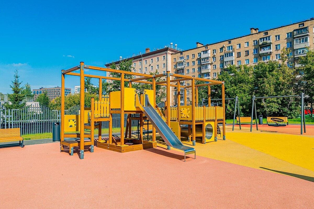     Детская площадка. Источник: mos.ru Автор фото: Пресс-служба Мэра и Правительства Москвы