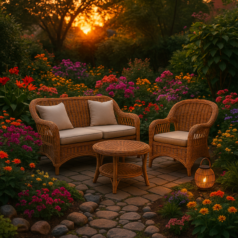    Идеи украсить палисадник: волшебство из ротанга для вашего дома и души Loza