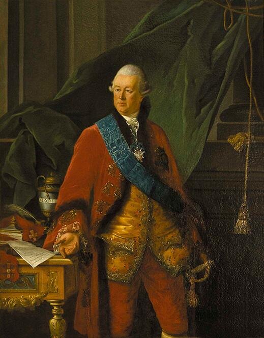 Граф Пётр Борисович Шереметев (1713-1788), владелец деревни Куско́во.