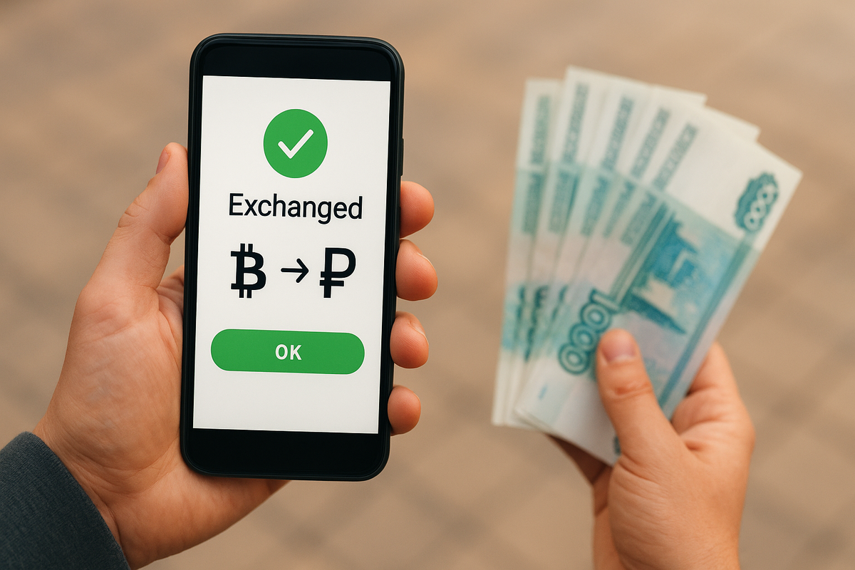 Вывод биткоина в рубли
