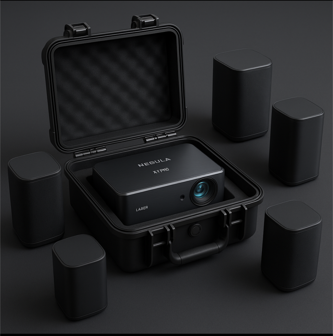 Nebula X1 Pro: проектор в чемодане с четырьмя съемными динамиками