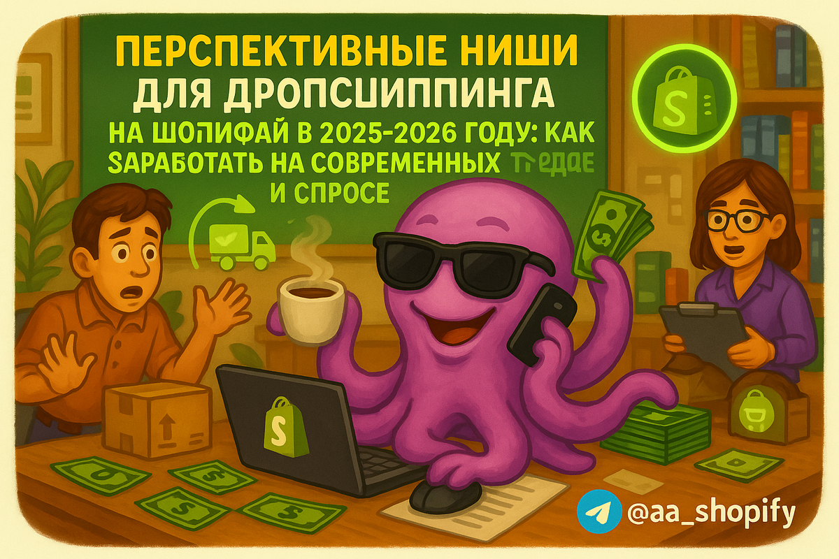    Перспективные ниши для дропшиппинга на Шопифай в 2025-2026 году: как заработать на современных трендах и спросе aa_ecom