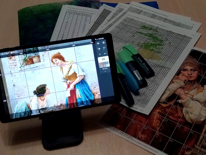 Настала эра схем для вышивки в электронном формате