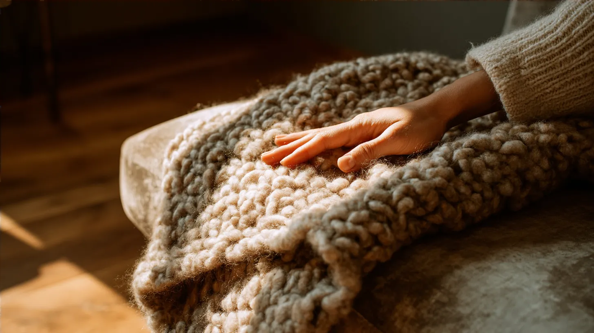 Осень не требует ярких красок. Она просит текстуры. 