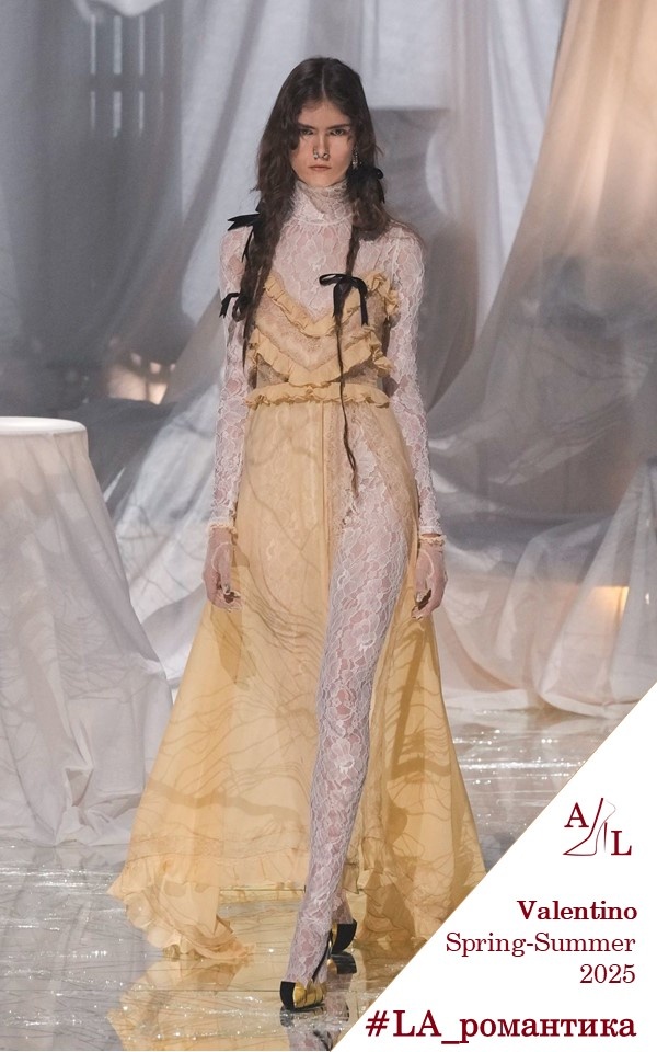 Романтический стиль на современном подиуме