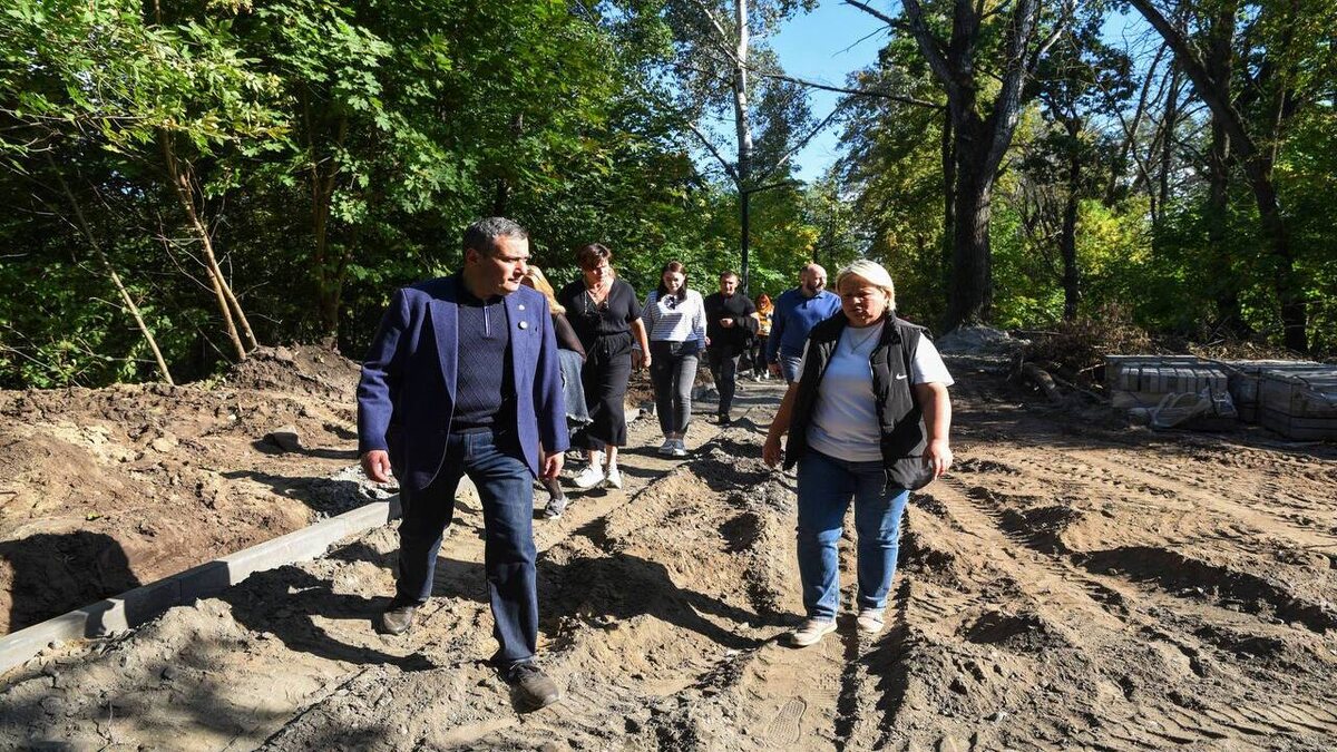    Александр Хинштейн проинспектировал ход работ в Курске