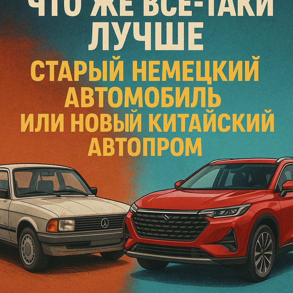 Что же всё таки лучше старый немецкий автомобиль или новый китайский автопром