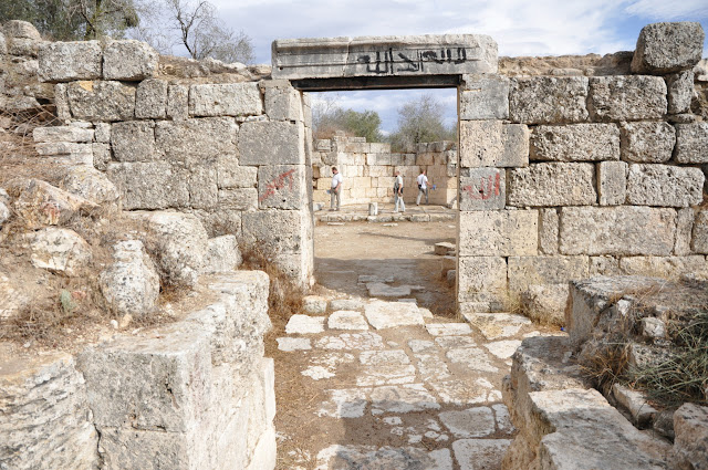 Самария. Развалины дворца Ахава 