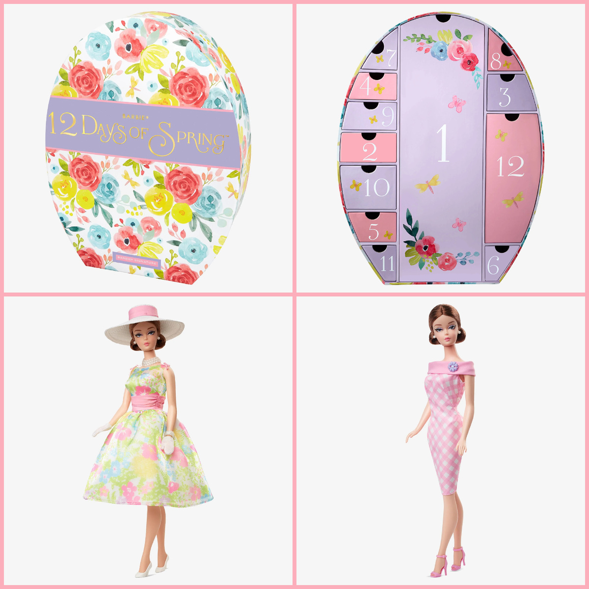 Промо-фото из открытых источников - Mattel Barbie Mattel Barbie "12 Days of Spring™ Doll and Accessories" арт. HRM27