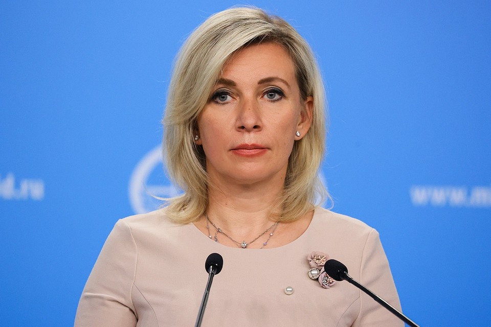    Официальный представитель МИД РФ Мария Захарова предоставлено Представительством МИД РФ.