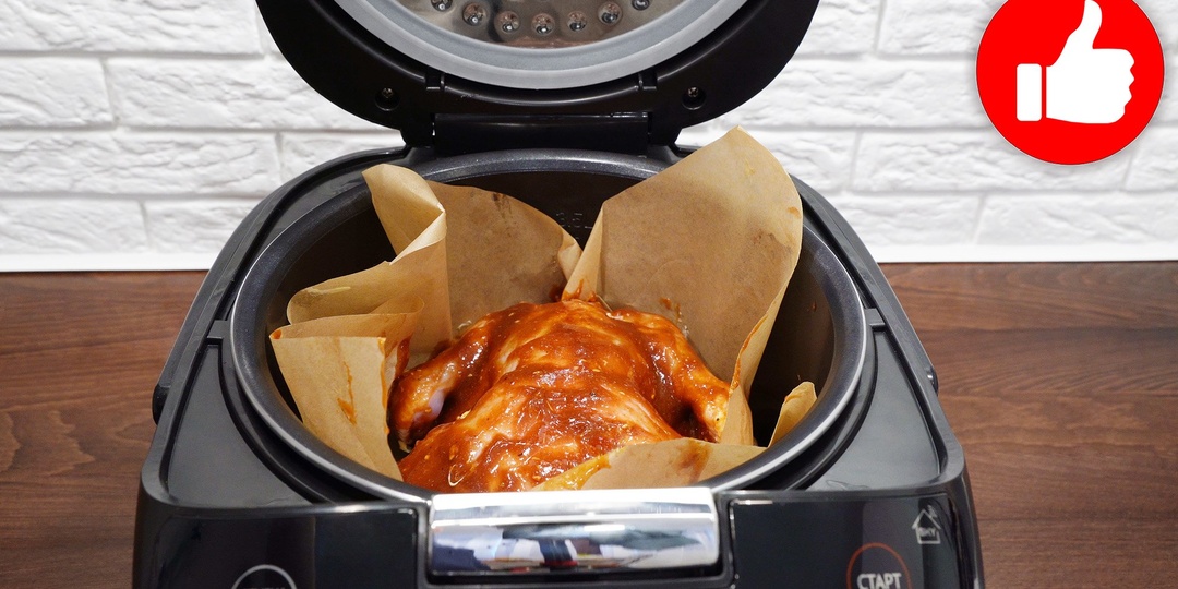 Курица целиком в мультиварке на обед или ужин