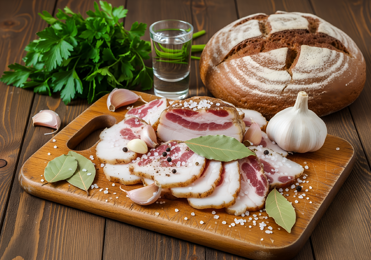 Соленое сало вкуснятина