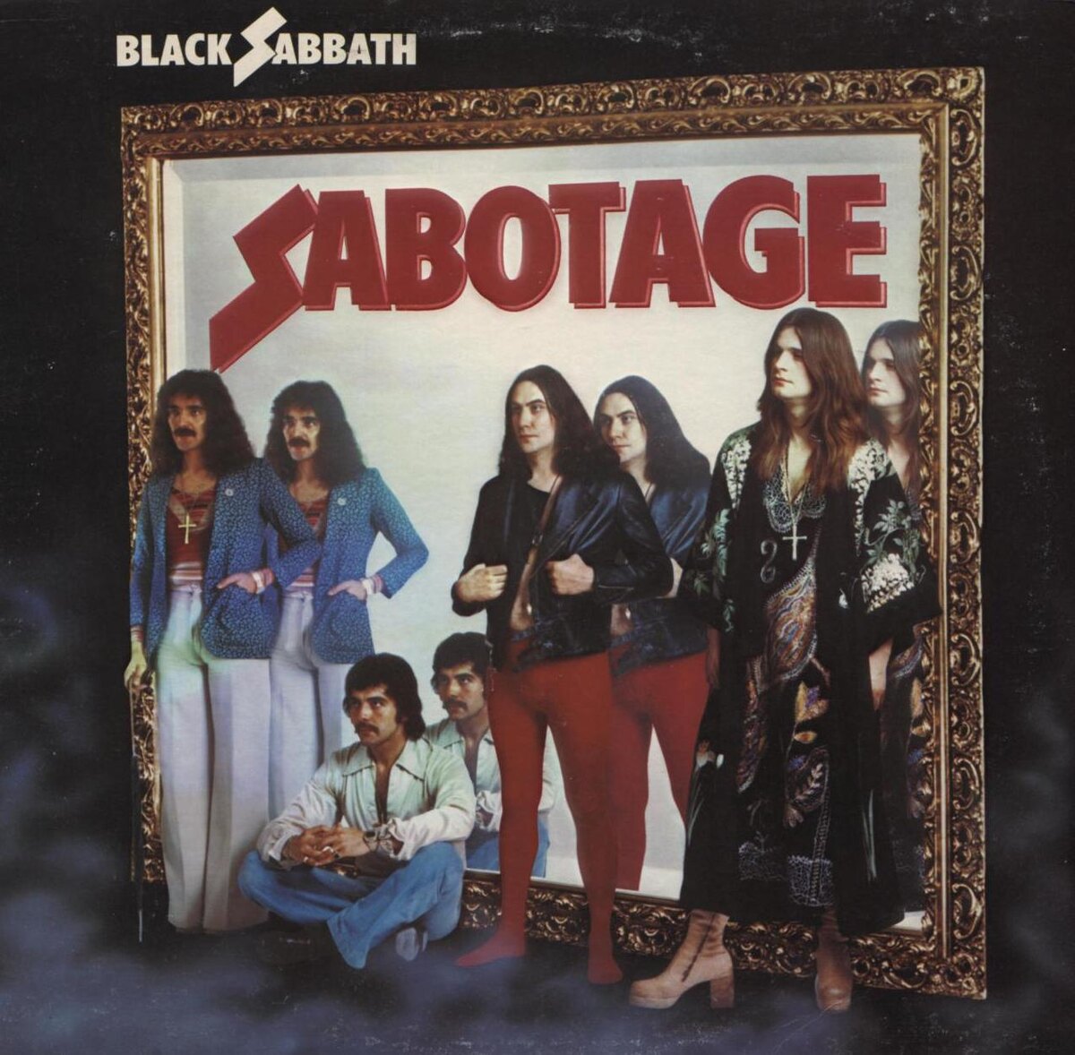 Обложка оригинального альбома «Sabotage» 1975 года группы Black Sabbath.