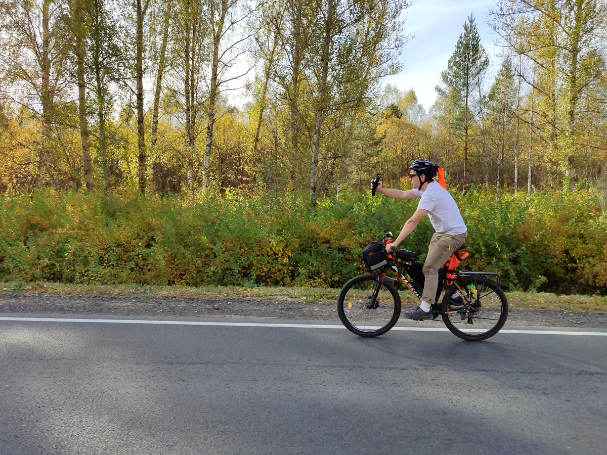 На велосипеде к источнику Серафима Саровского