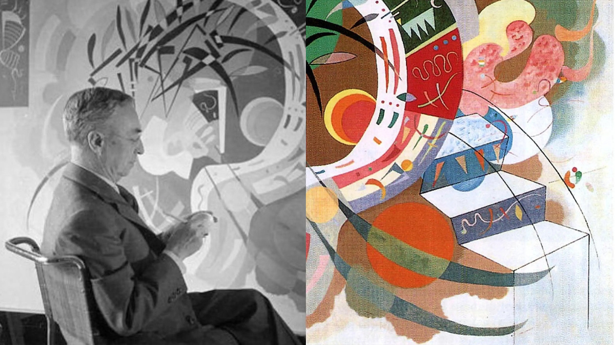 Василий Кандинский - Доминирующая кривая, 1936 г. Источник: https://clck.ru/3P67qo →