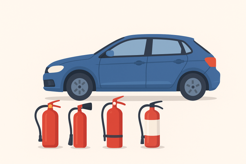 Огнетушитель для автомобиля