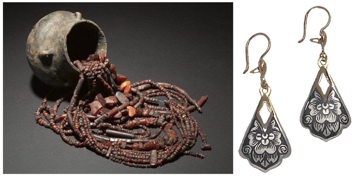 Неолитический клад  с янтарем в кувшине из керамики  (4000–3000 гг. до н.э.)