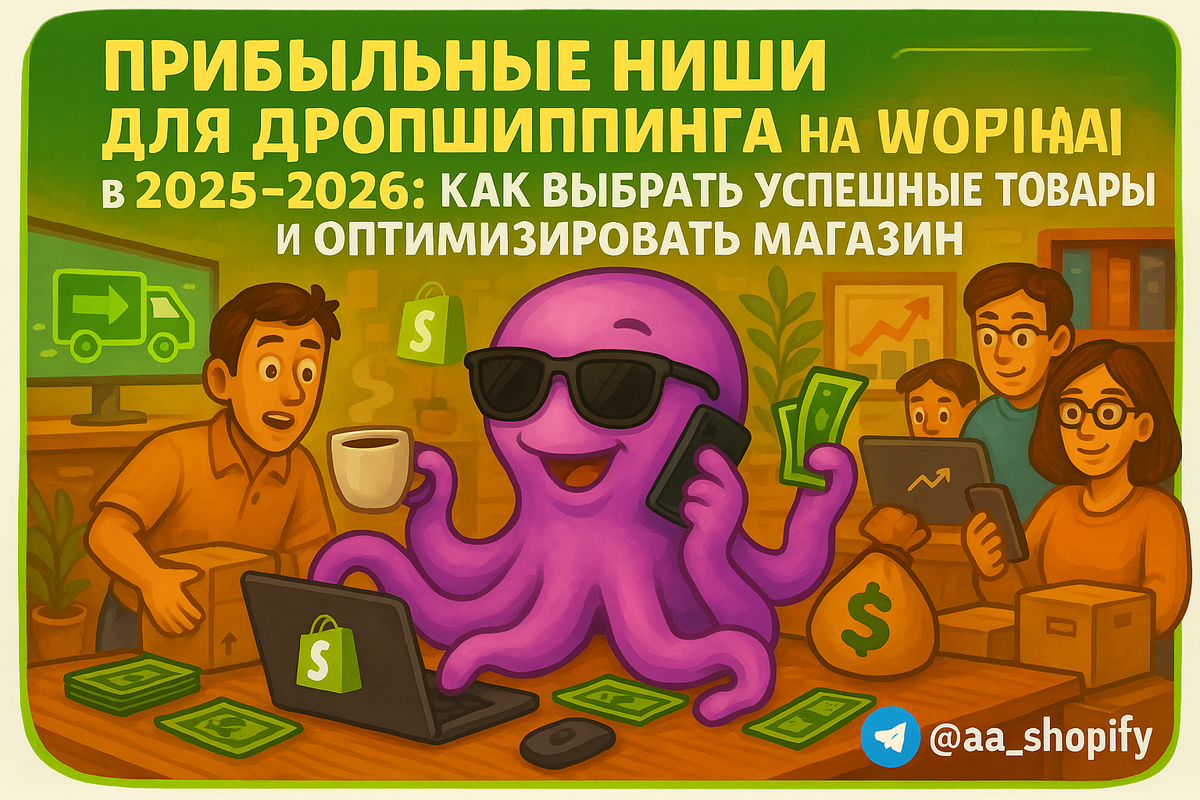    Прибыльные ниши для дропшиппинга на Шопифай в 2025-2026: как выбрать успешные товары и оптимизировать магазин aa_ecom