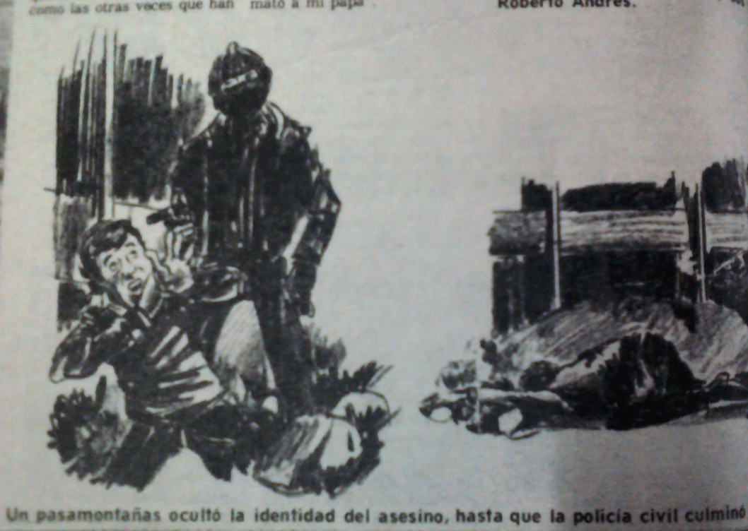 Рисунок, демонстрирующий «модус операнди» Психопатов Винья-дель-Мар