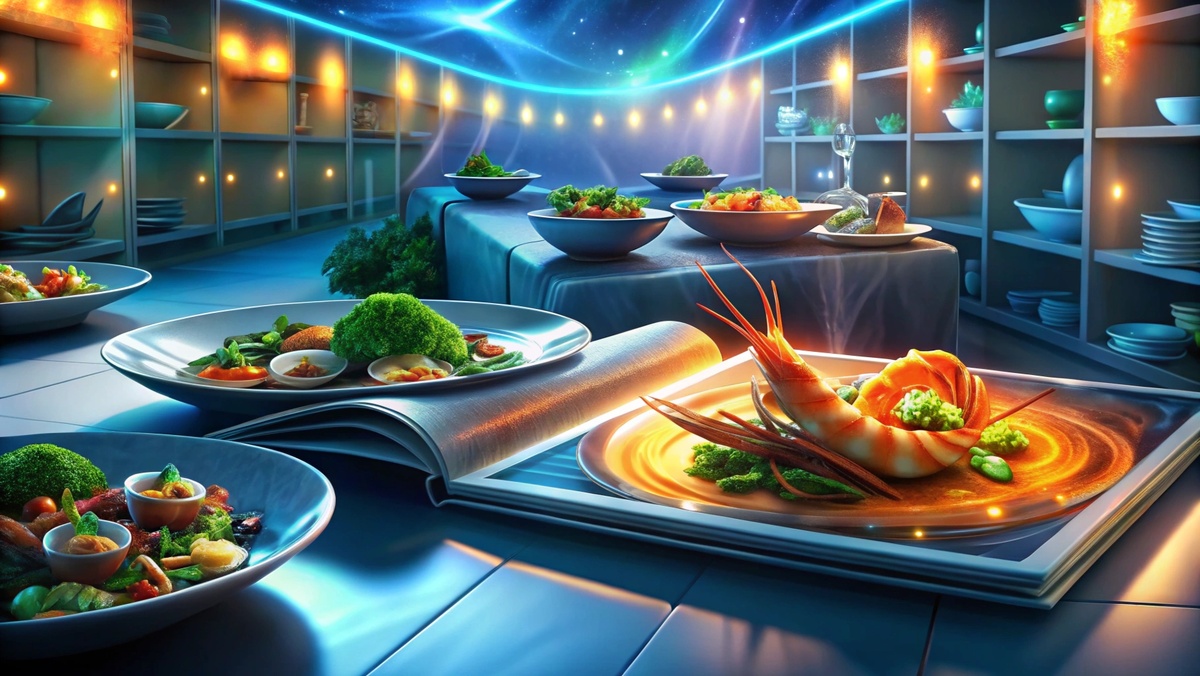 Креветки с киноа и овощами