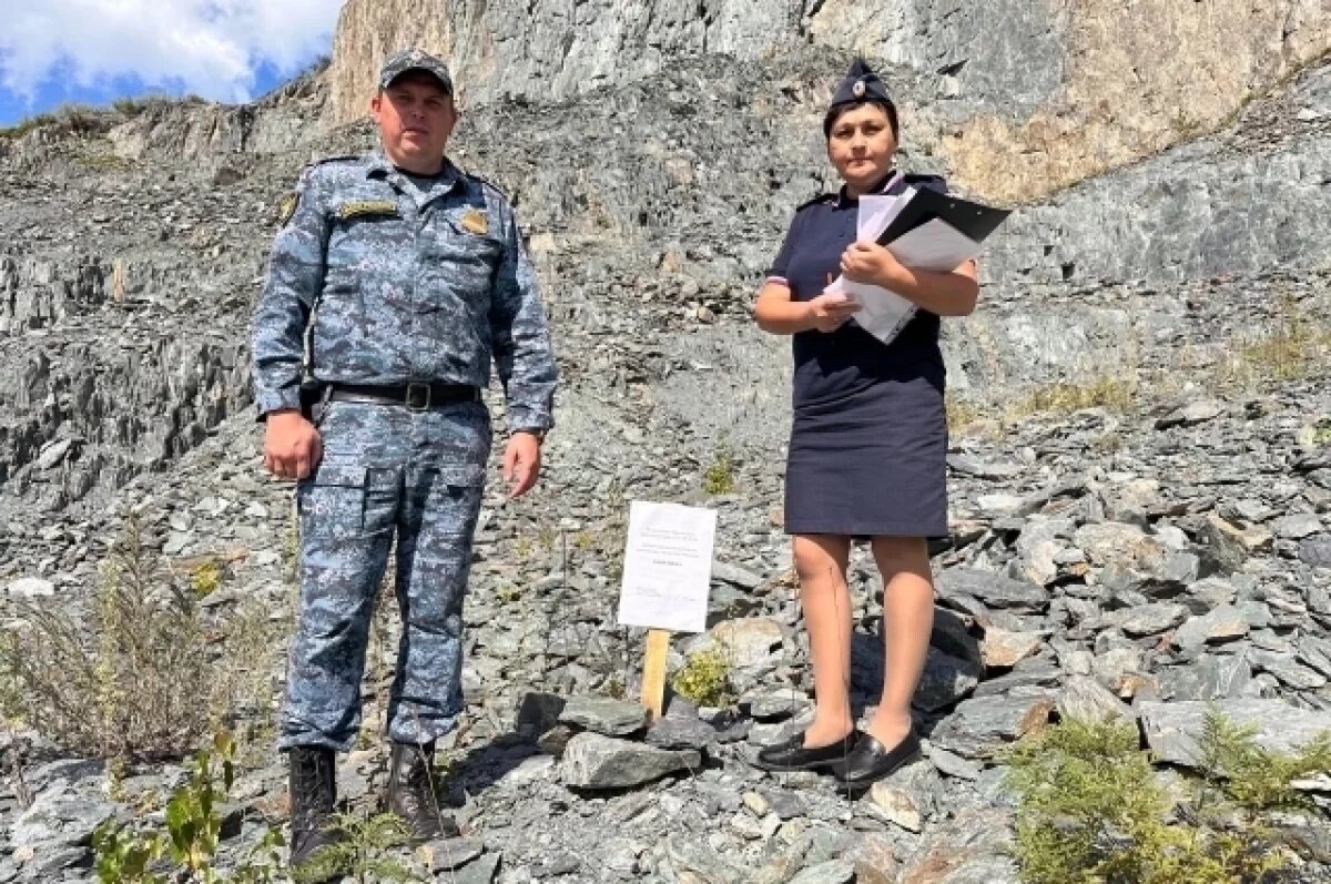    На Алтае суд запретил добычу скальника