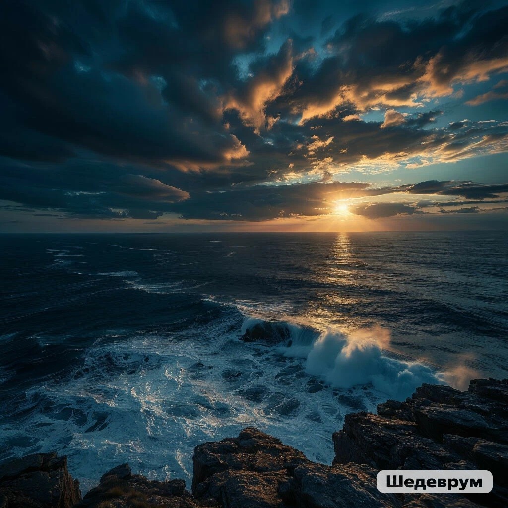 Вечер на море