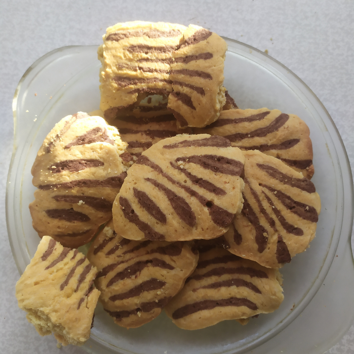 Печенье зебра.