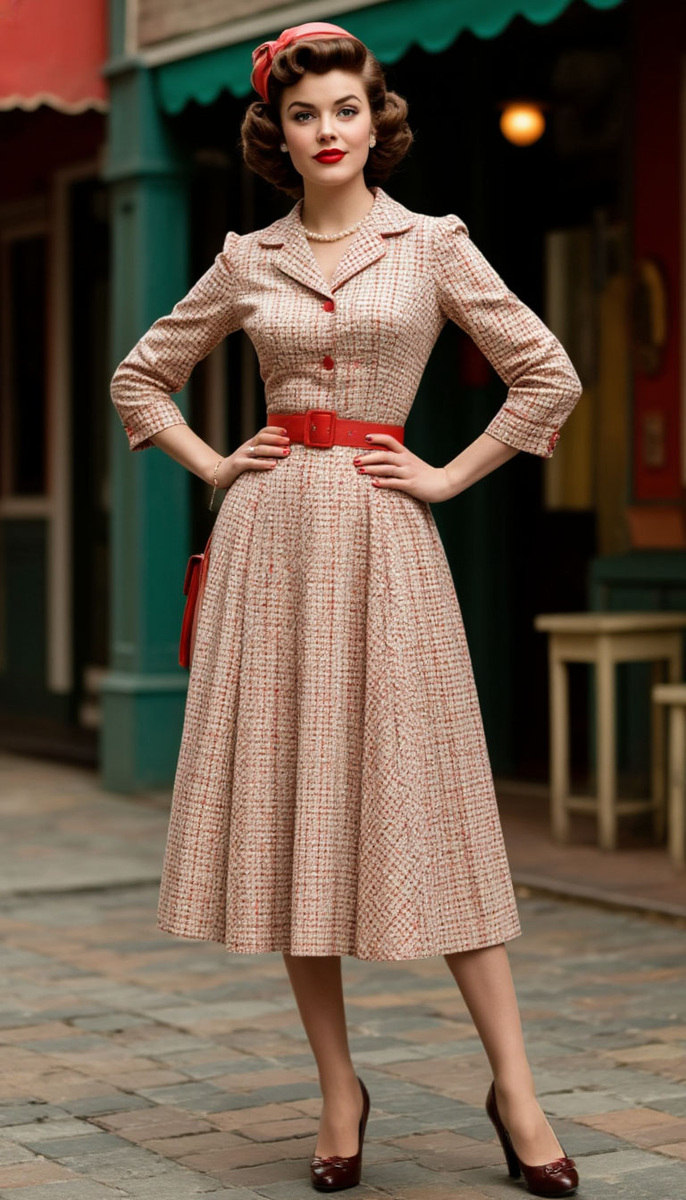 ИИ пример стиля пятидесятых