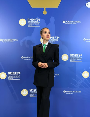 Алина Загитова на ПМЭФ